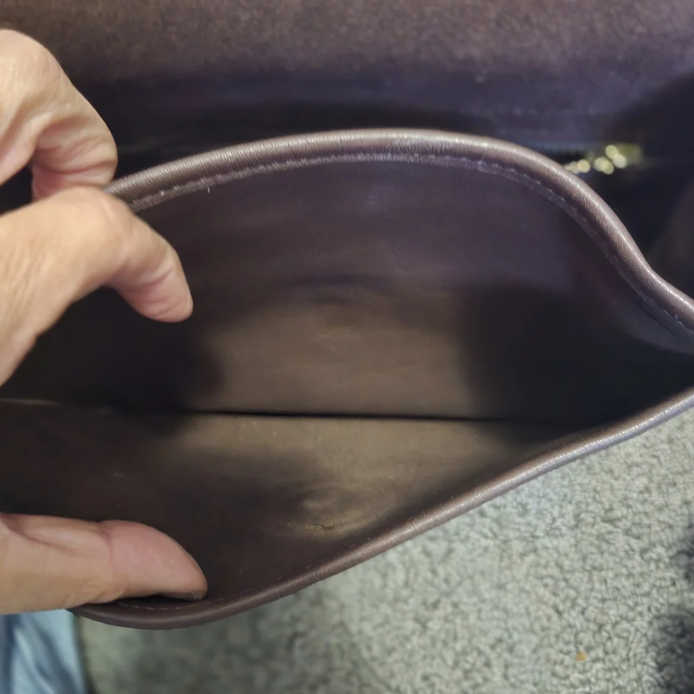Coach Dark Brown Leather Satchel - Picture 2 of 8